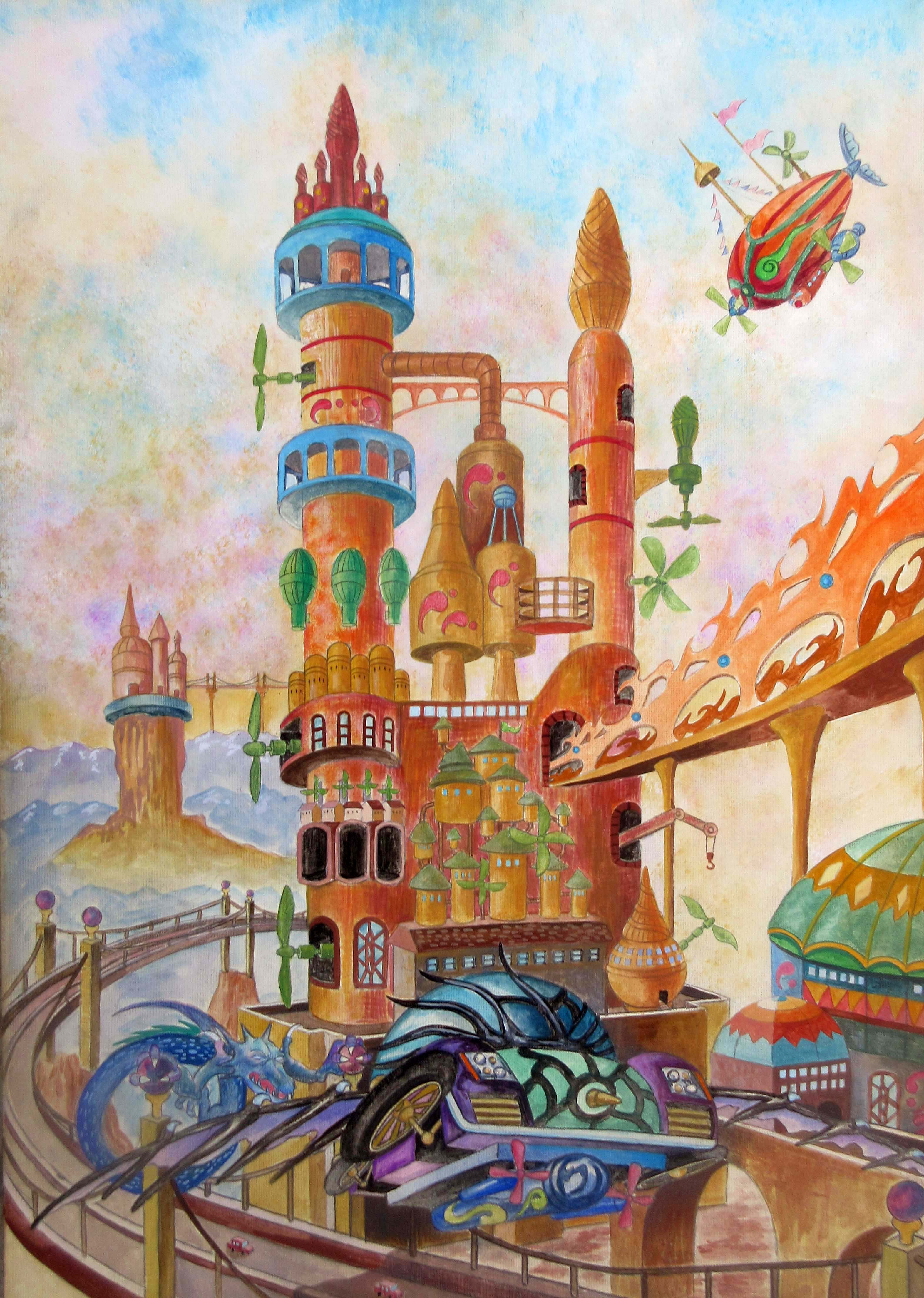 街並みの絵画作品検索結果 - 絵画販売・購入・レンタル（サブスク