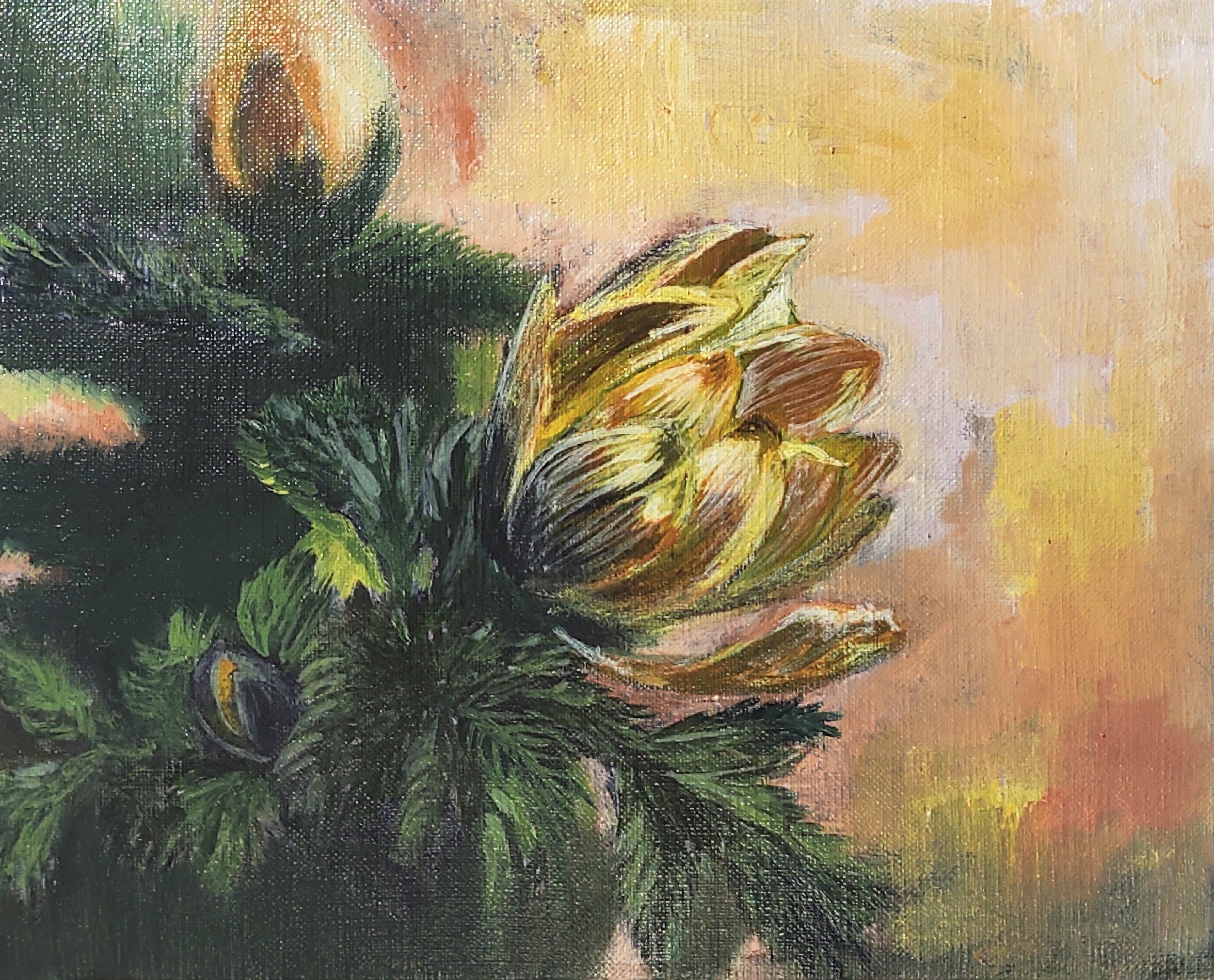 福寿草 by 冨山めいみ - 絵画販売・購入・レンタル（サブスク