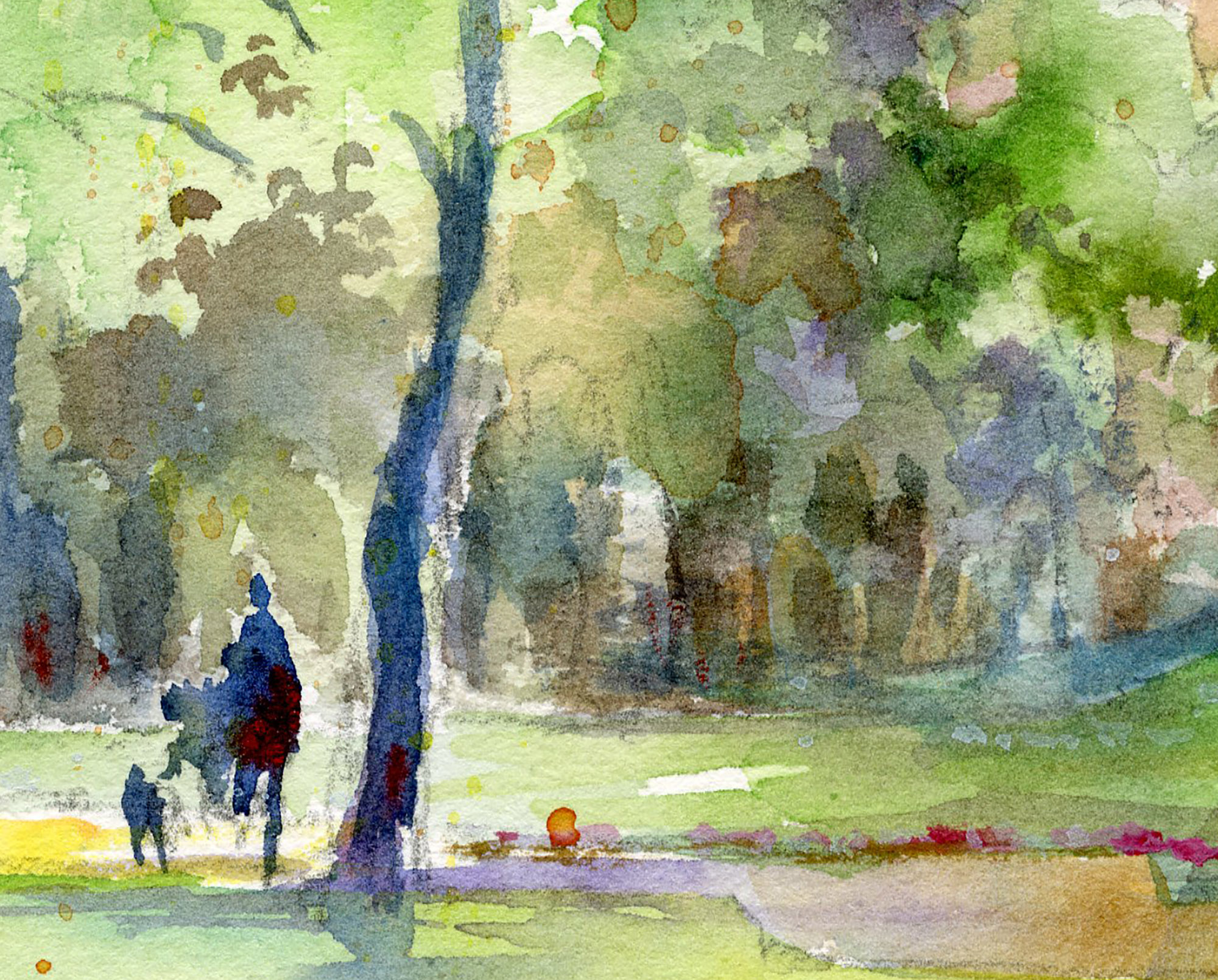 Finnish Green ヘルシンキの春」 フィンランド風景 by 古山 拓 - 絵画