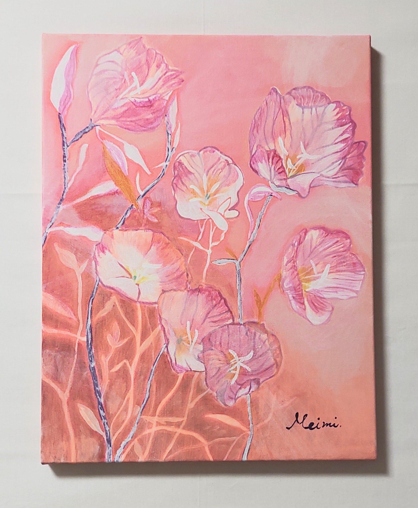 月見草　原画 Shibata Zeshin - Cherry Blossom