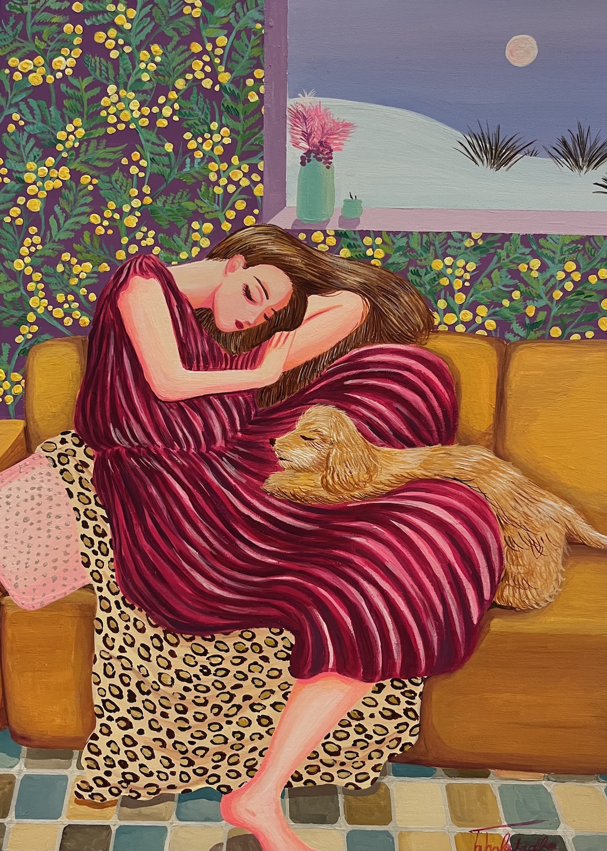 絵画 額装 日本画 真作 原画 山口華楊 花菖蒲 蘭 【公式通販】