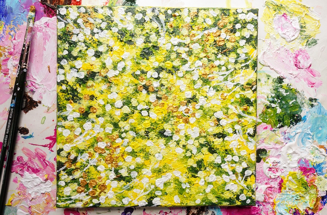 幸せを呼ぶ絵画 mimosa -幸せを呼ぶミモザ- by むらいさき - 絵画販売・購入・レンタル