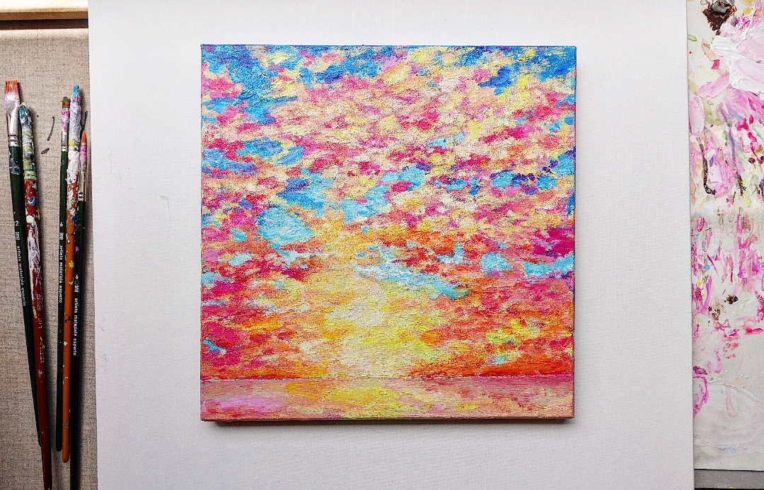 空と海の絵 by むらいさき - 絵画販売・購入・レンタル（サブスク