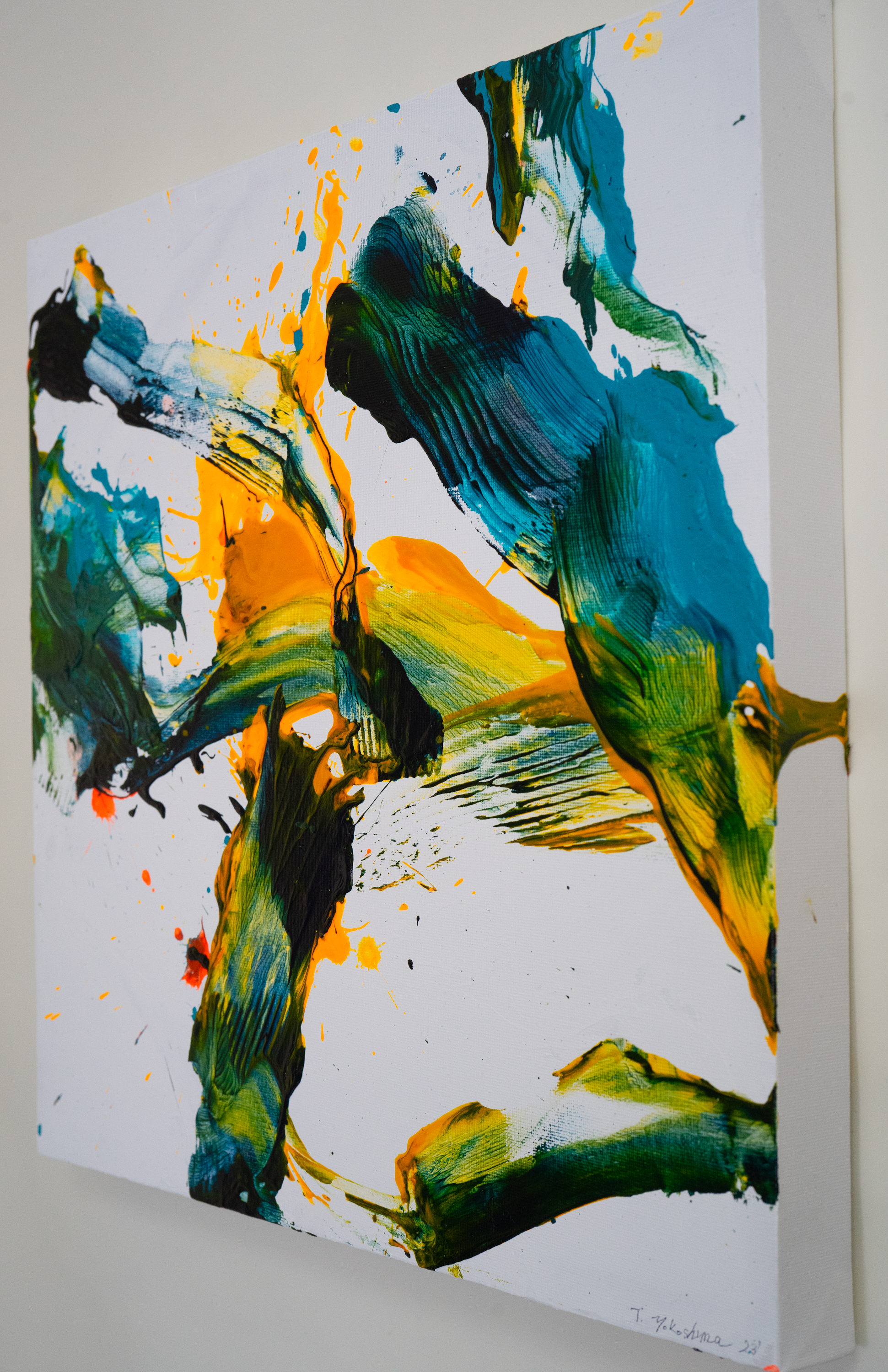 絵画 美鳥タングルサロン月例のライブで描きました。 私の考案した
