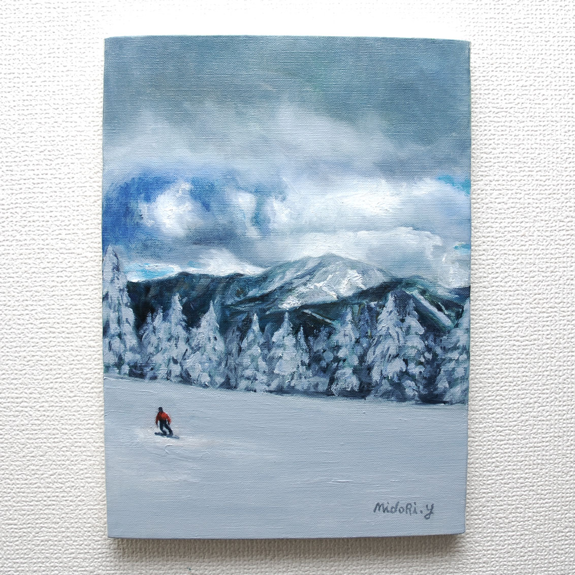 雪山（志賀高原スキー場） by 山口ミドリ - 絵画販売・購入・レンタル