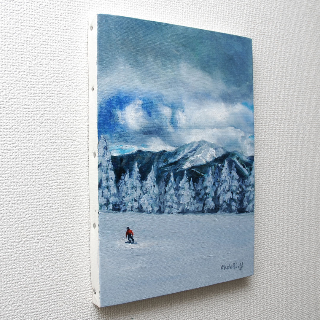 雪山（志賀高原スキー場） by 山口ミドリ - 絵画販売・購入・レンタル