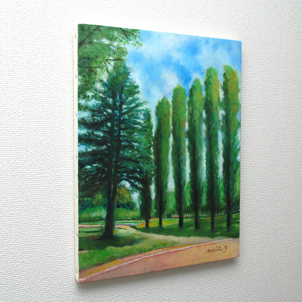 ポプラ並木（彩の森入間公園） by 山口ミドリ - 絵画販売・購入