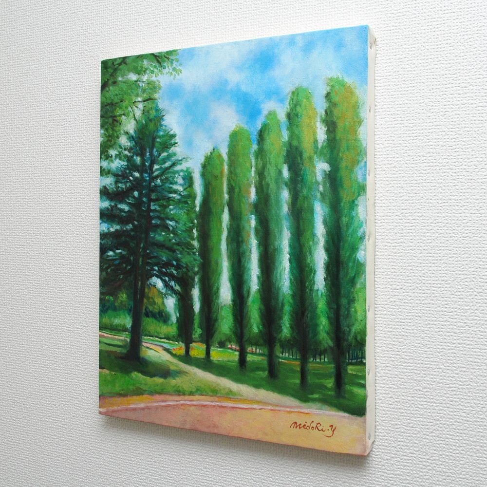 ポプラ並木（彩の森入間公園） by 山口ミドリ - 絵画販売・購入