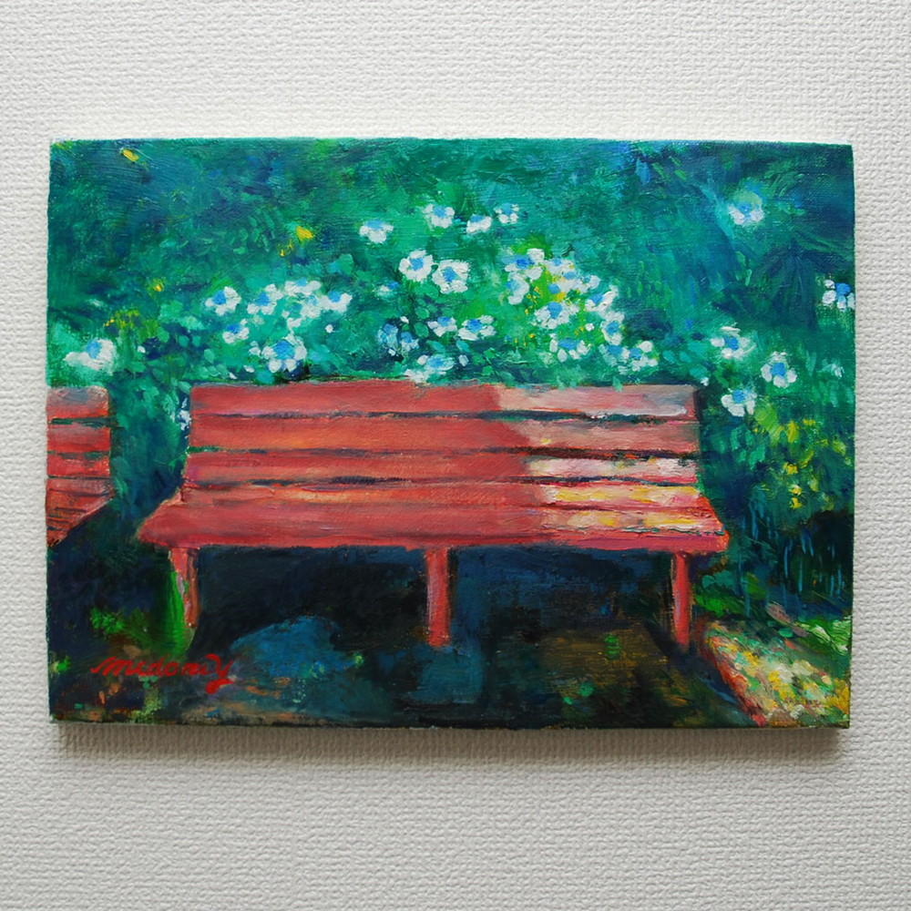 絵画 rickmi あじさいと電車(東村山、北山公園) by 山口ミドリ - 絵画販売