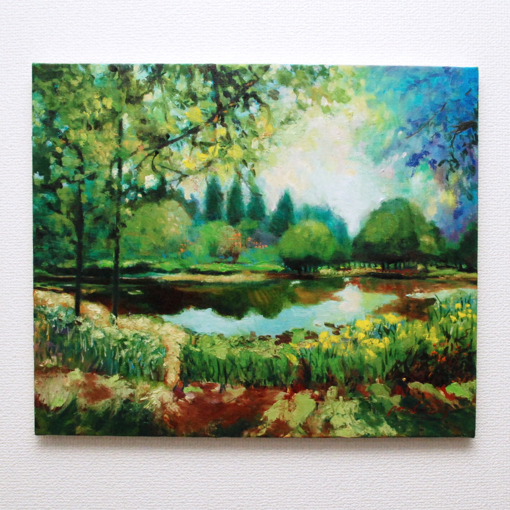 せせらぎ水芭蕉 by 山口ミドリ - 絵画販売・購入・レンタル（サブスク