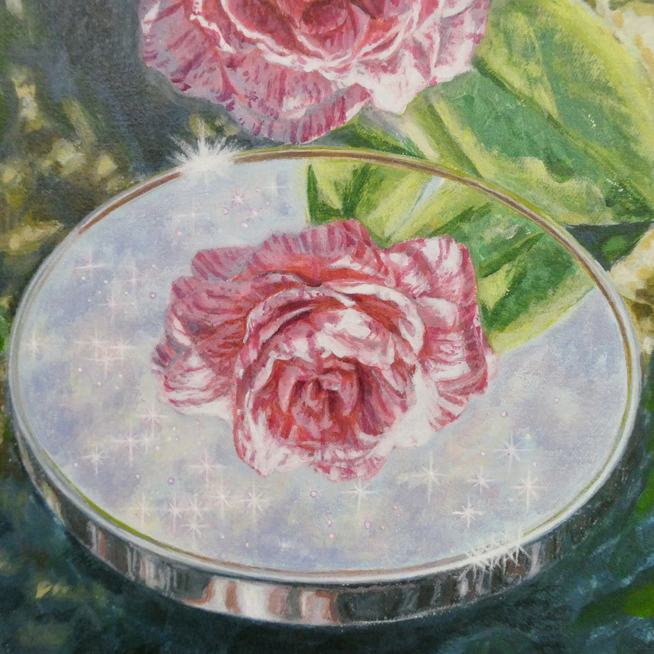 花と鏡 “美しいひと” by 冬乃太陽 - 絵画販売・購入・レンタル