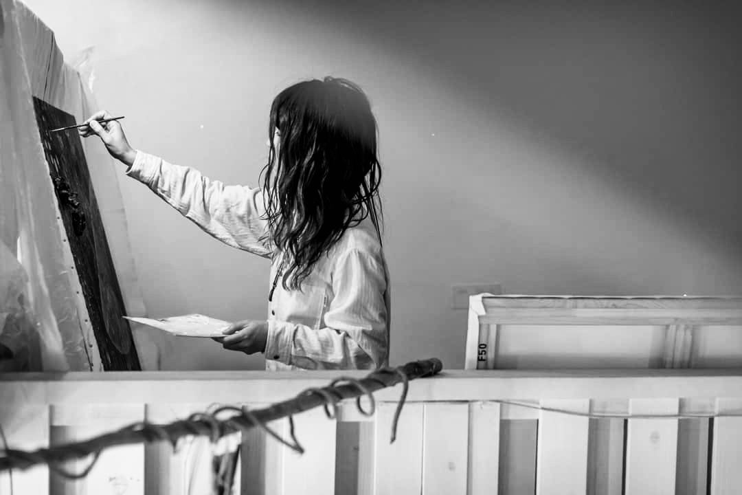 英姿颯爽 -椿- / Eishi-sassou by yaccka - 絵画販売・購入