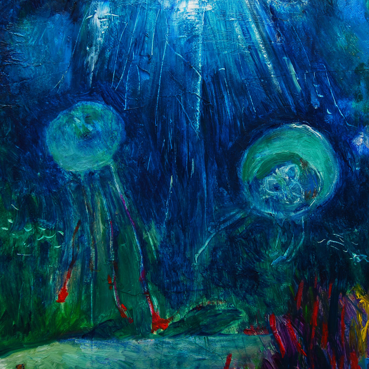 くらげとシーラカンス by 山口ミドリ - 絵画販売・購入