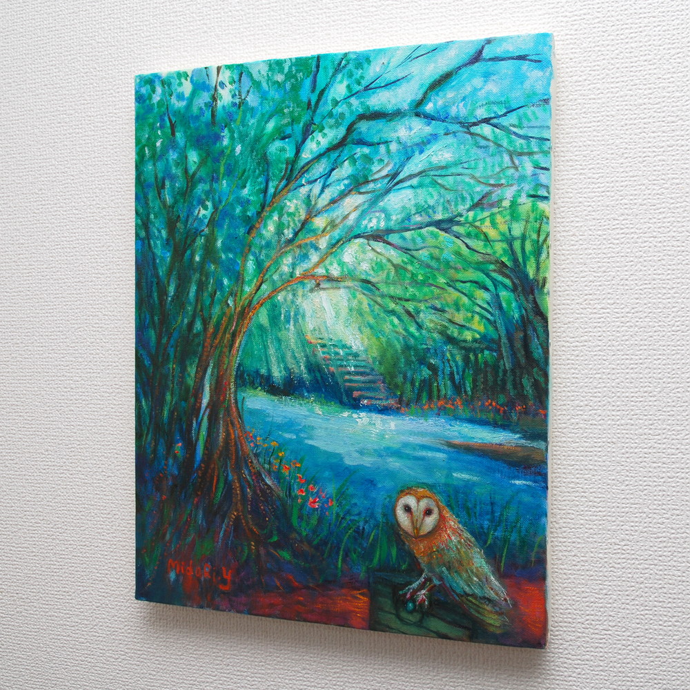 メンフクロウと秘密の森 by 山口ミドリ - 絵画販売・購入・レンタル