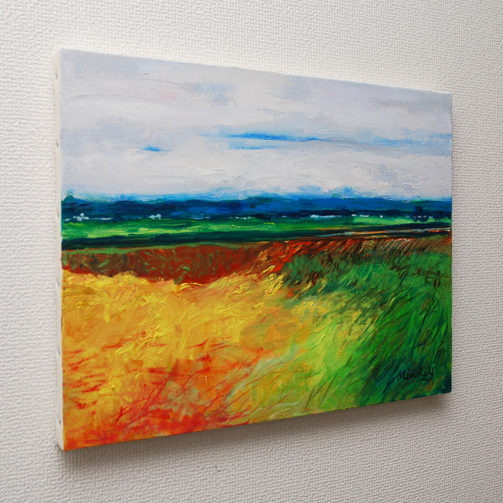 黄金色の稲穂（安曇野） by 山口ミドリ - 絵画販売・購入