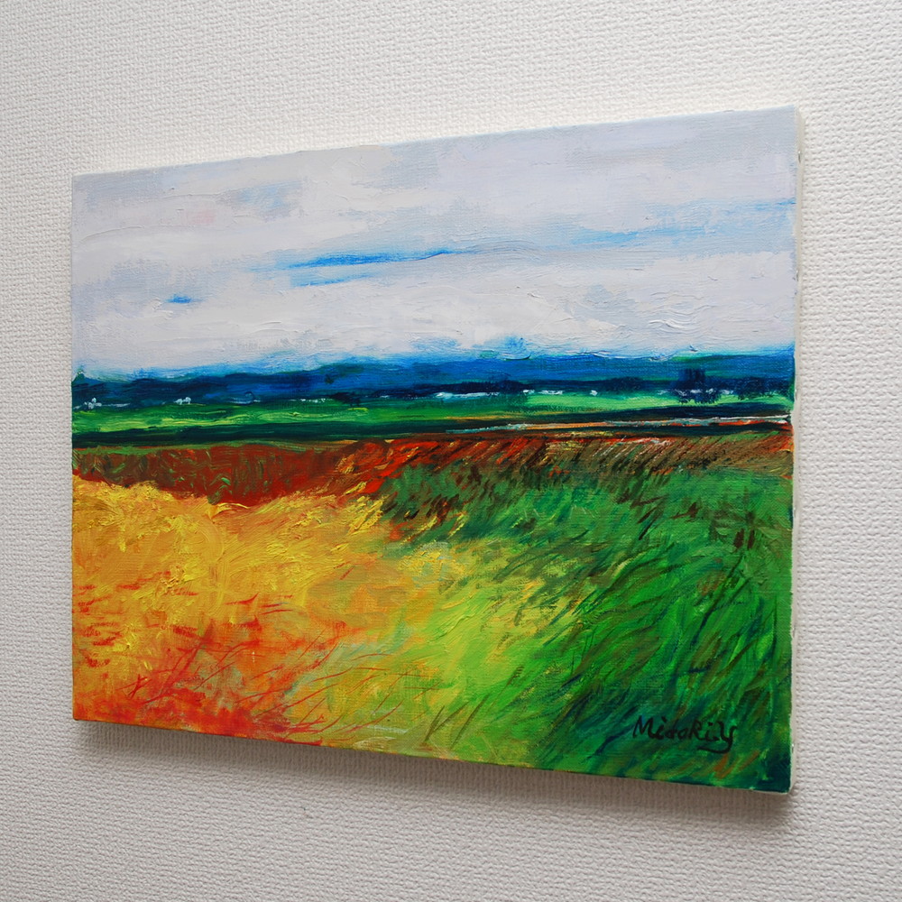 黄金色の稲穂（安曇野） by 山口ミドリ - 絵画販売・購入