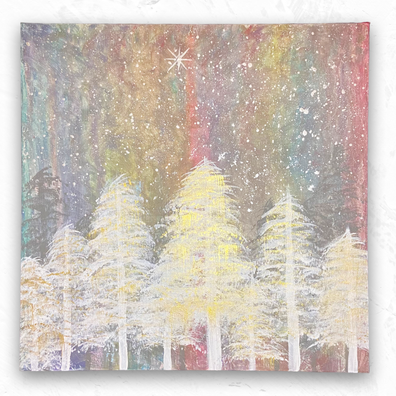 雪降る夜 by Uni - 絵画販売・購入・レンタル（サブスク） - ARTELIER