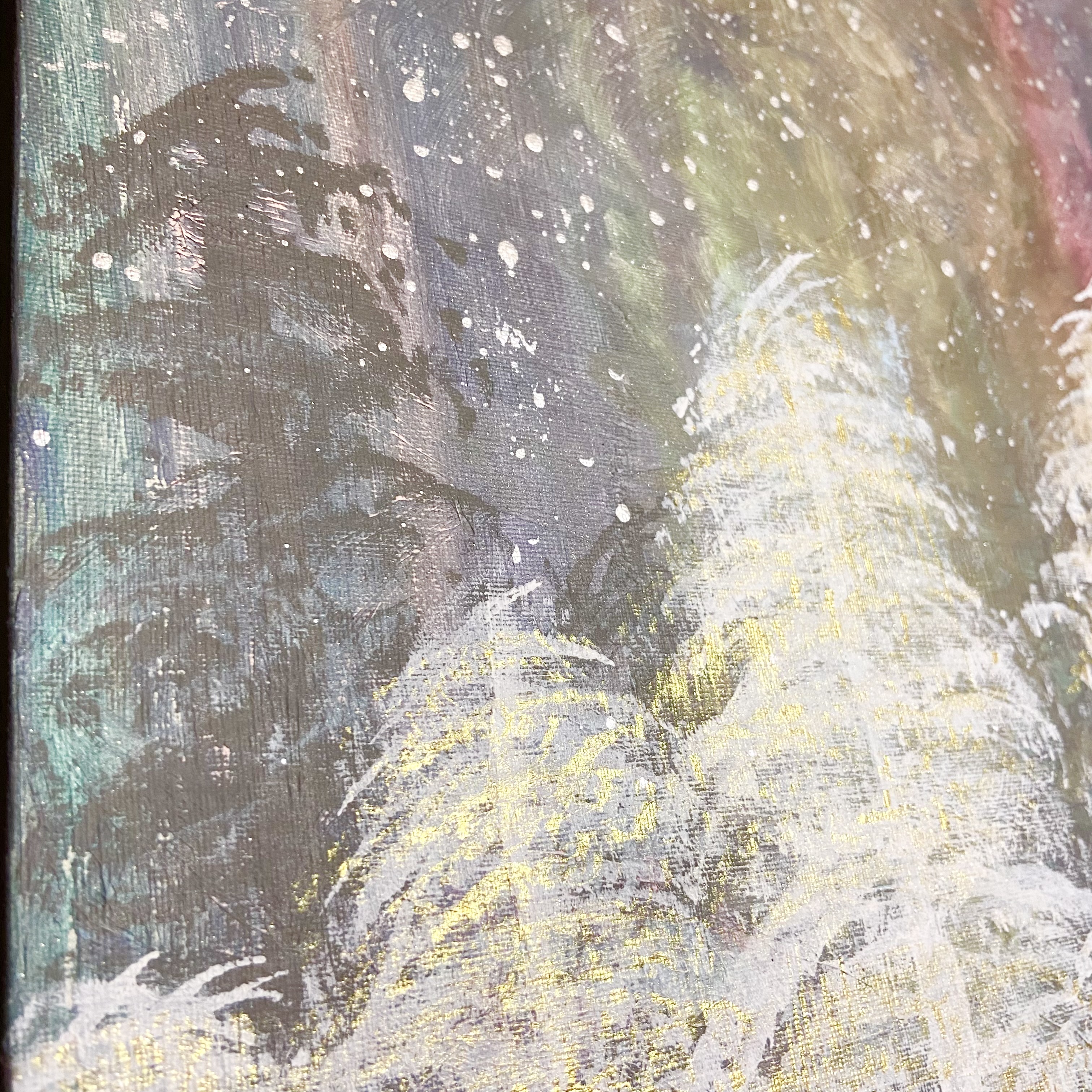 雪降る夜 by Uni - 絵画販売・購入・レンタル（サブスク） - ARTELIER