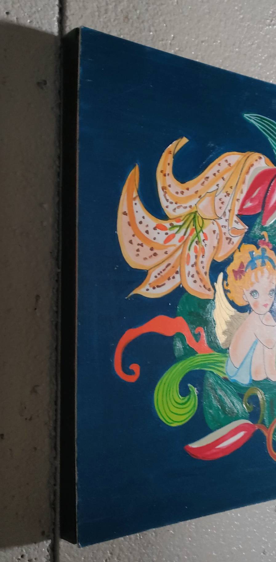 絵画 flk040130 ユリの妖精 by 山口香代子 - 絵画販売・購入・レンタル（サブスク