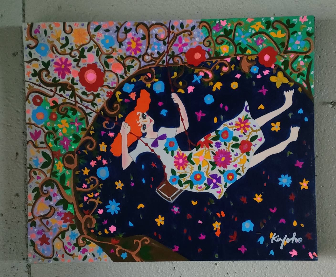 夜空のブランコ by 山口香代子 - 絵画販売・購入・レンタル（サブスク