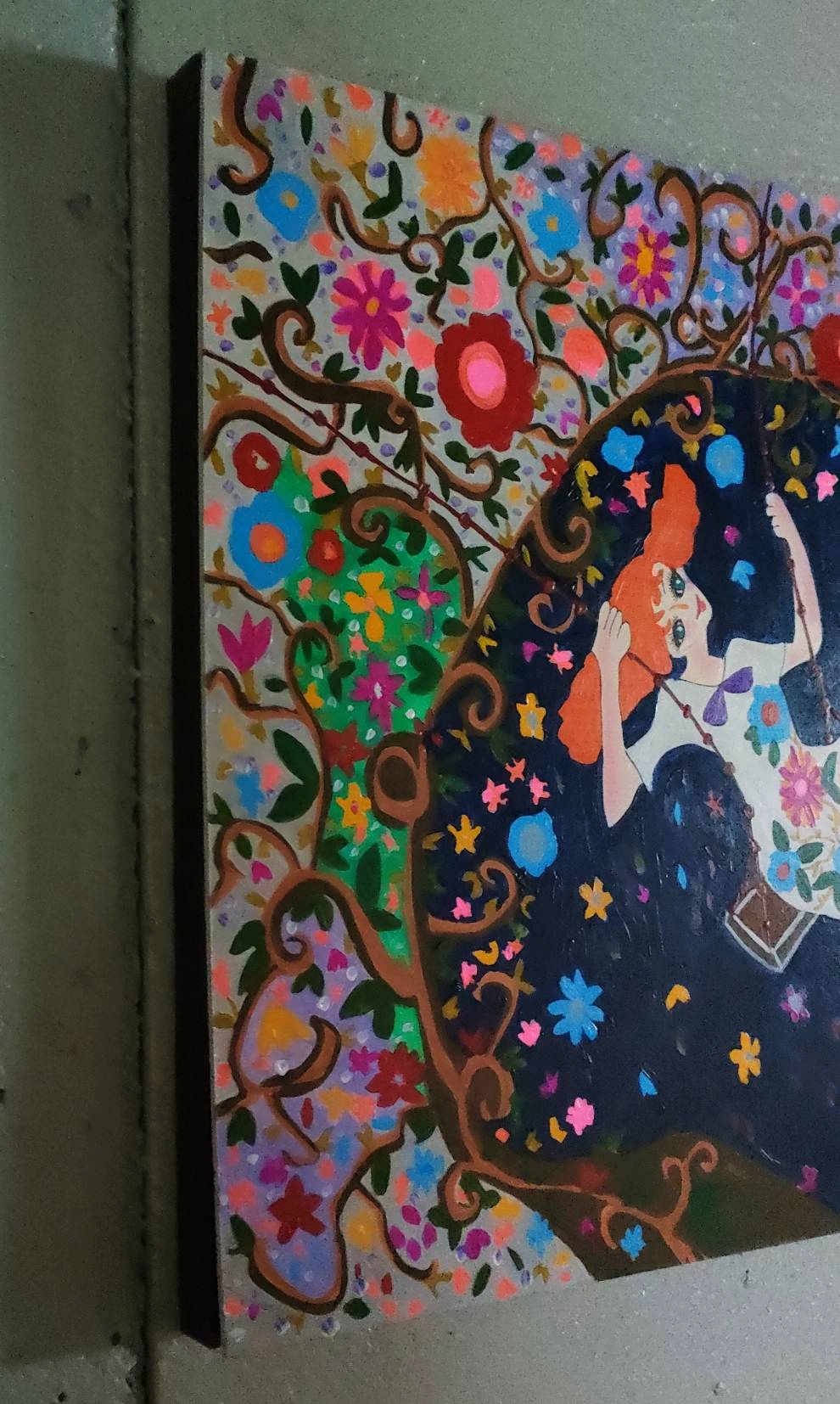 夜空のブランコ by 山口香代子 - 絵画販売・購入・レンタル（サブスク