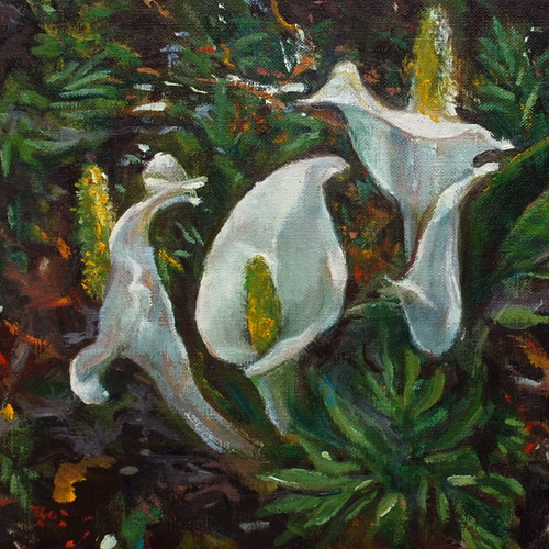 せせらぎ水芭蕉 by 山口ミドリ - 絵画販売・購入・レンタル