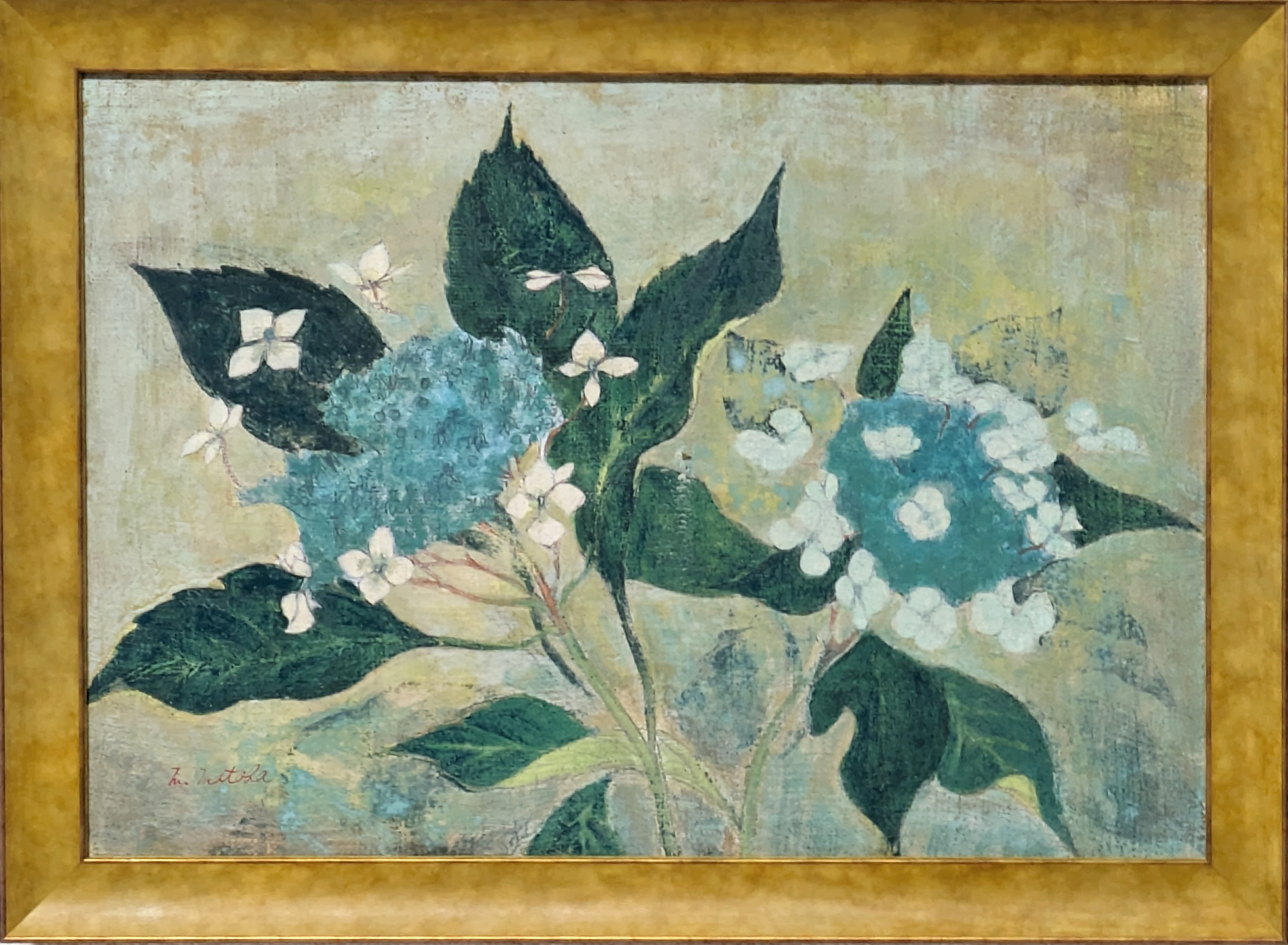 あじさい（夕立） by MATOBA MASATAKA - 絵画販売・購入・レンタル