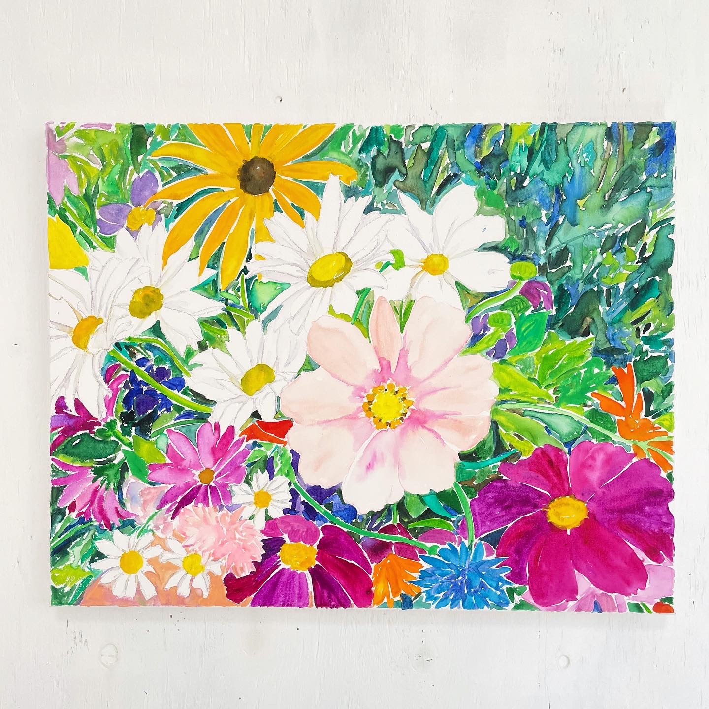花乙女コレクション【Tomizawa　仮題・フランス人形　水彩画】 花乙女コレクション【Tomizawa 仮題・フランス人形 水彩画】 花