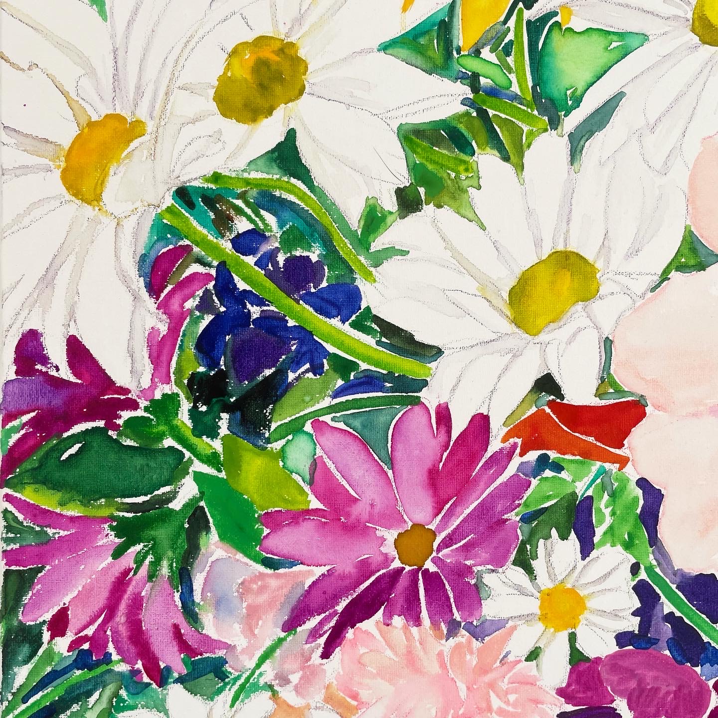 夢とコスモス No.2 by 川西 郁美 - 絵画販売・購入・レンタル