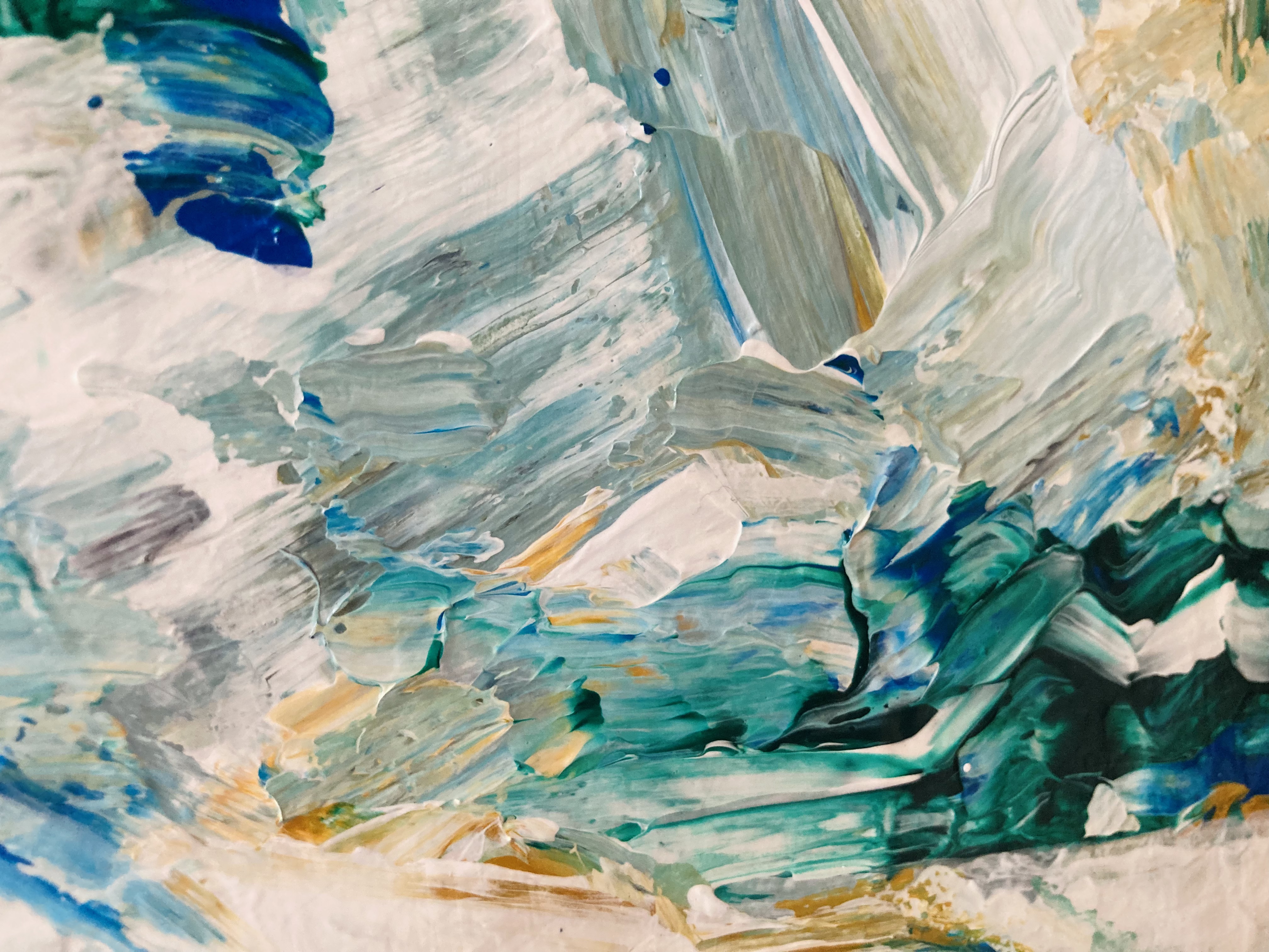 Composition.雪解けの山 by Tomoko Tsuchiya - 絵画販売・購入