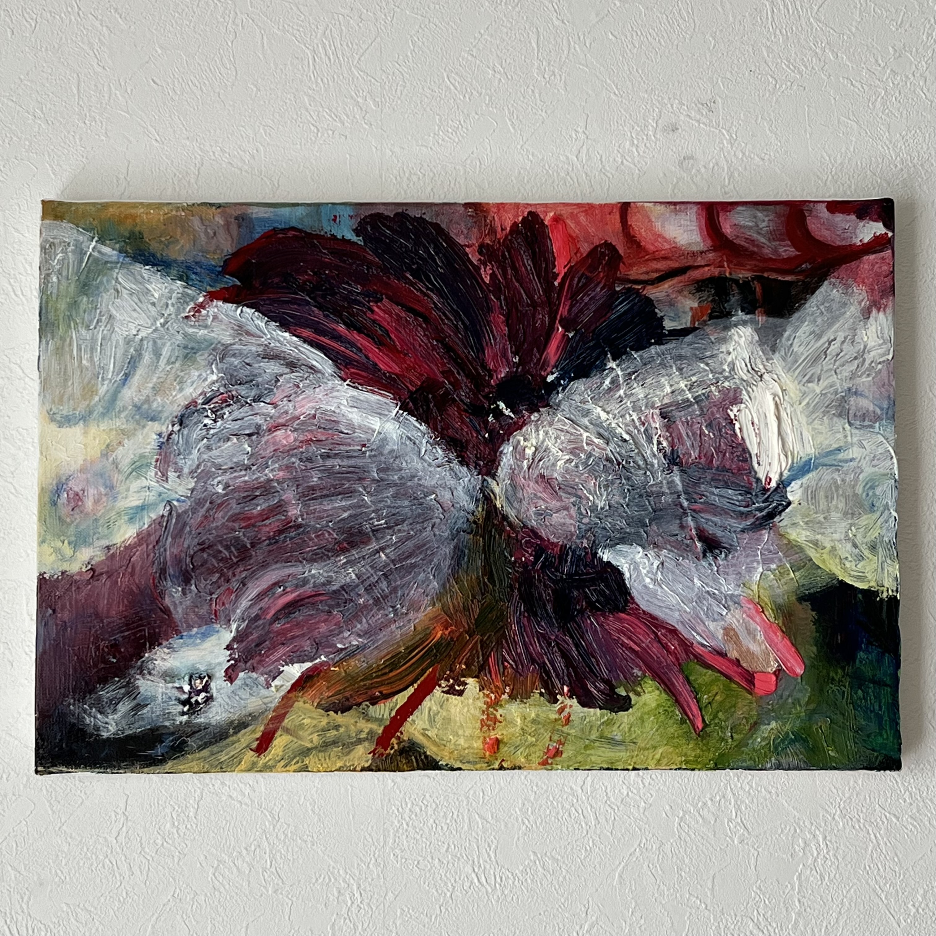 【F10号】レモンクラゲが通る 油彩 原画 油絵 絵画 painting F10号】レモンクラゲが通る 油彩 原画 油絵 絵画 painting F10号