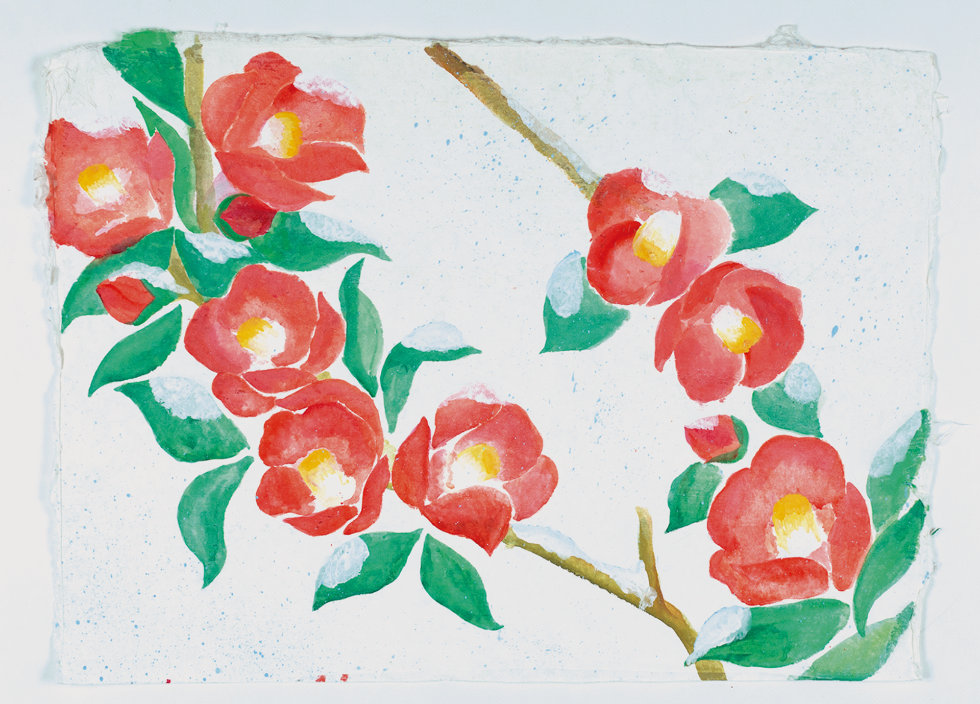 向井久万 日本画 3号「椿」 向井久万 日本画 3号「椿」 向井久万 日本画 3号「椿」