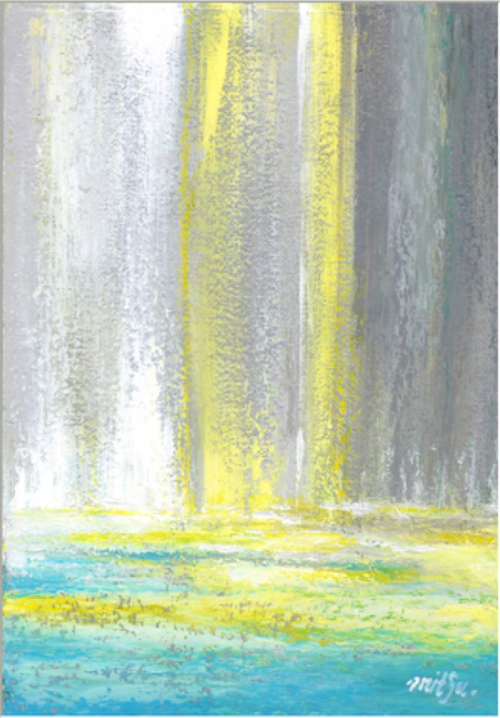 能仲ヤツヲ　 　　微雨 CAT AND WOMAN