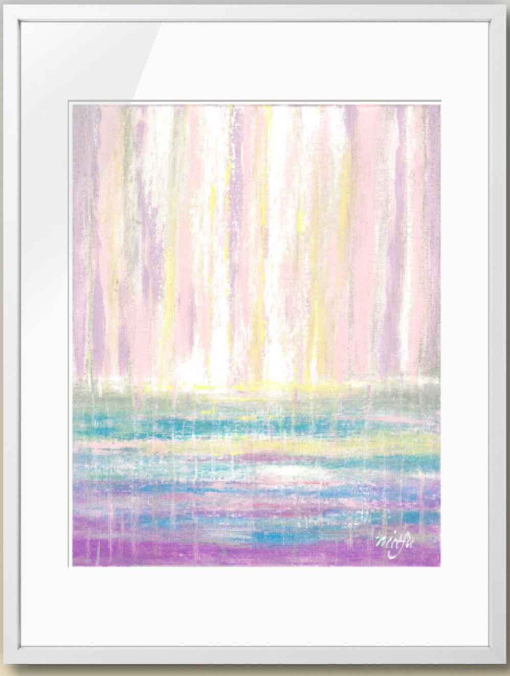 旋風 ～Uplifting pink by Mamiko Okubo - 絵画販売・購入