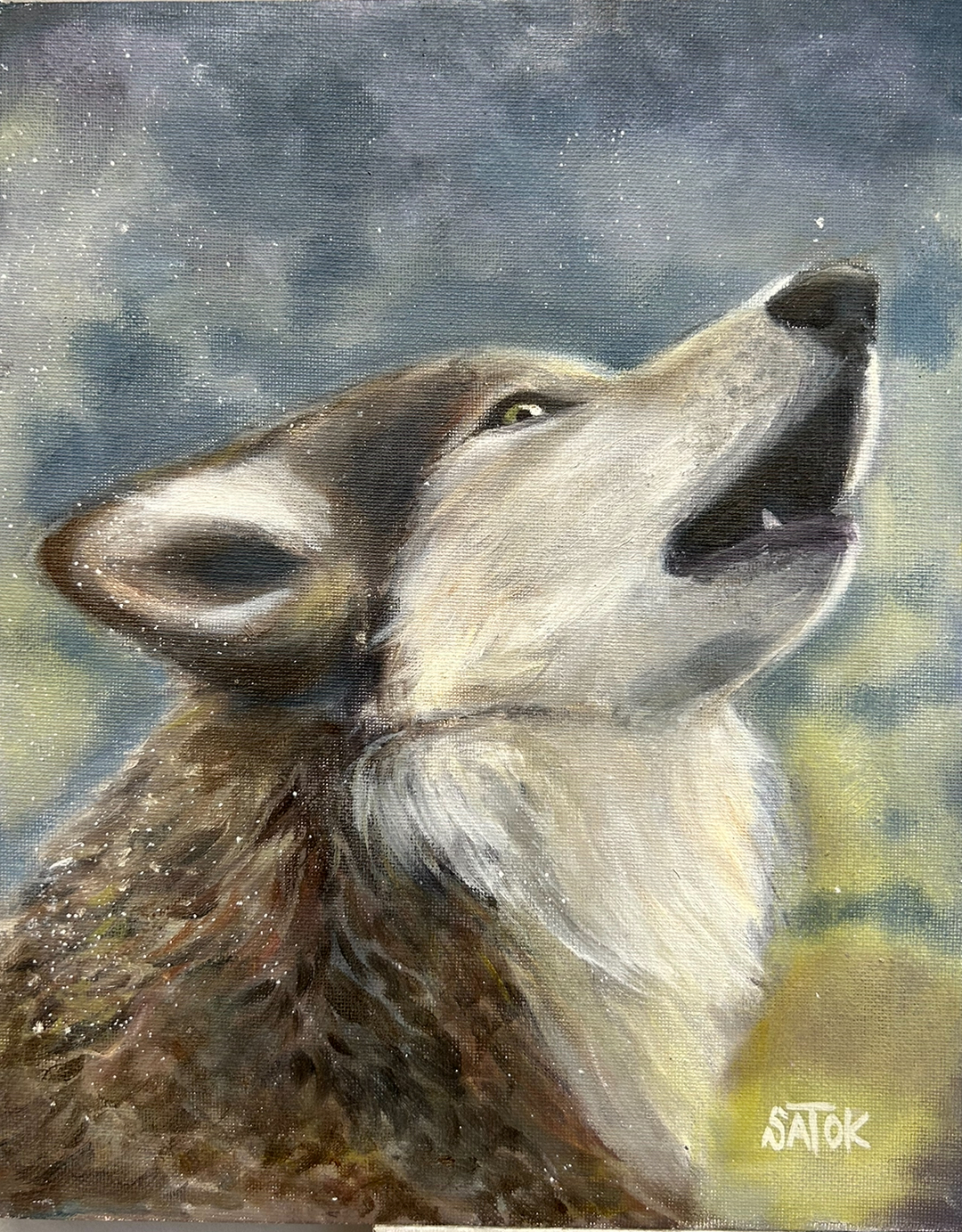 光狼 by 佐藤 健太郎 / SATOK - 絵画販売・購入・レンタル