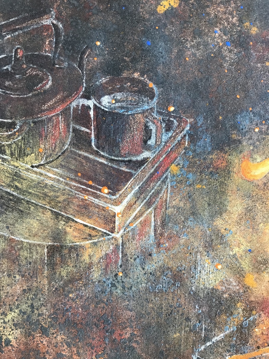焚火 by 陸野真望 - 絵画販売・購入・レンタル（サブスク） - ARTELIER