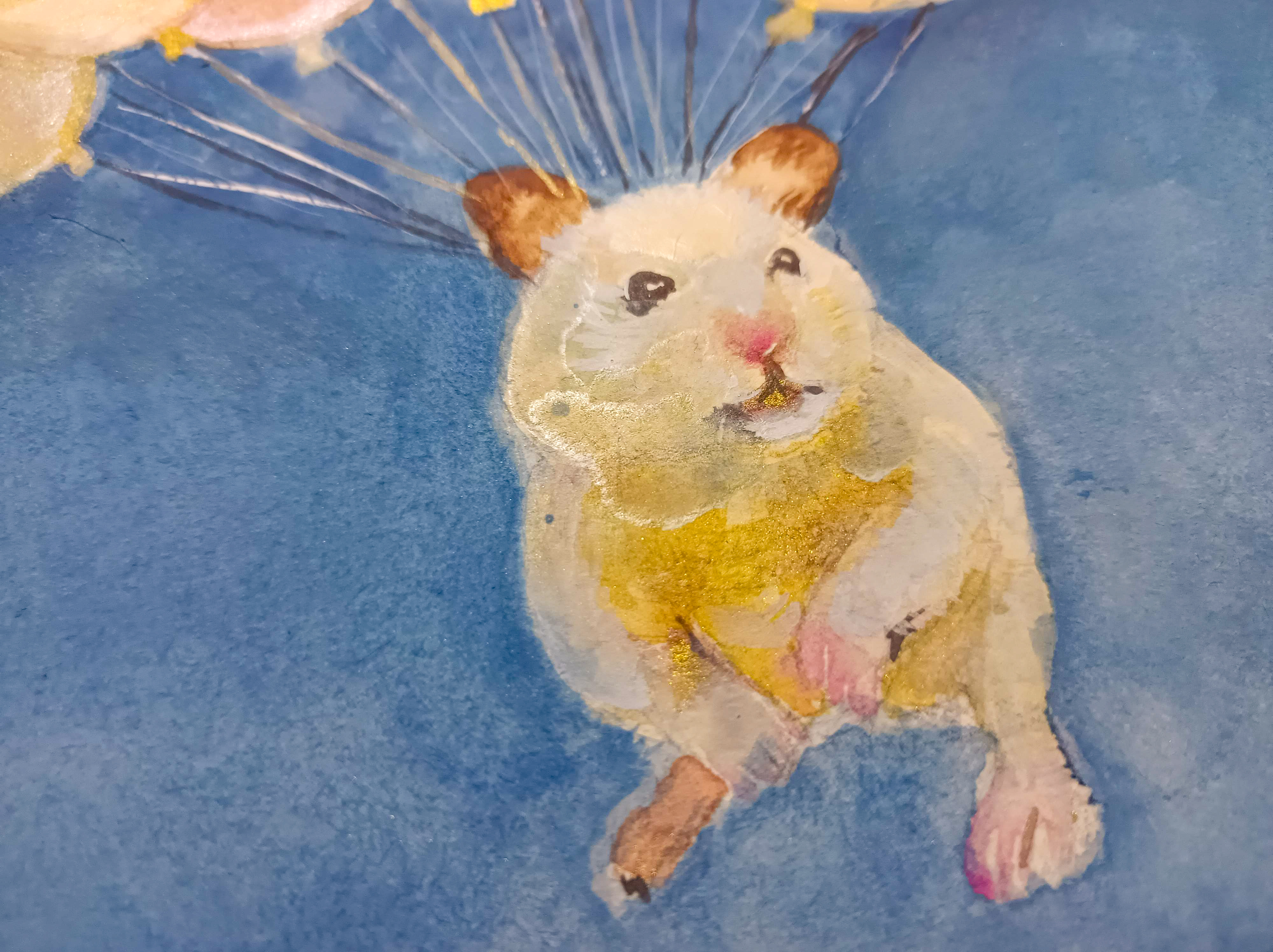 風船とハムスター by MiuMiu - 絵画販売・購入・レンタル