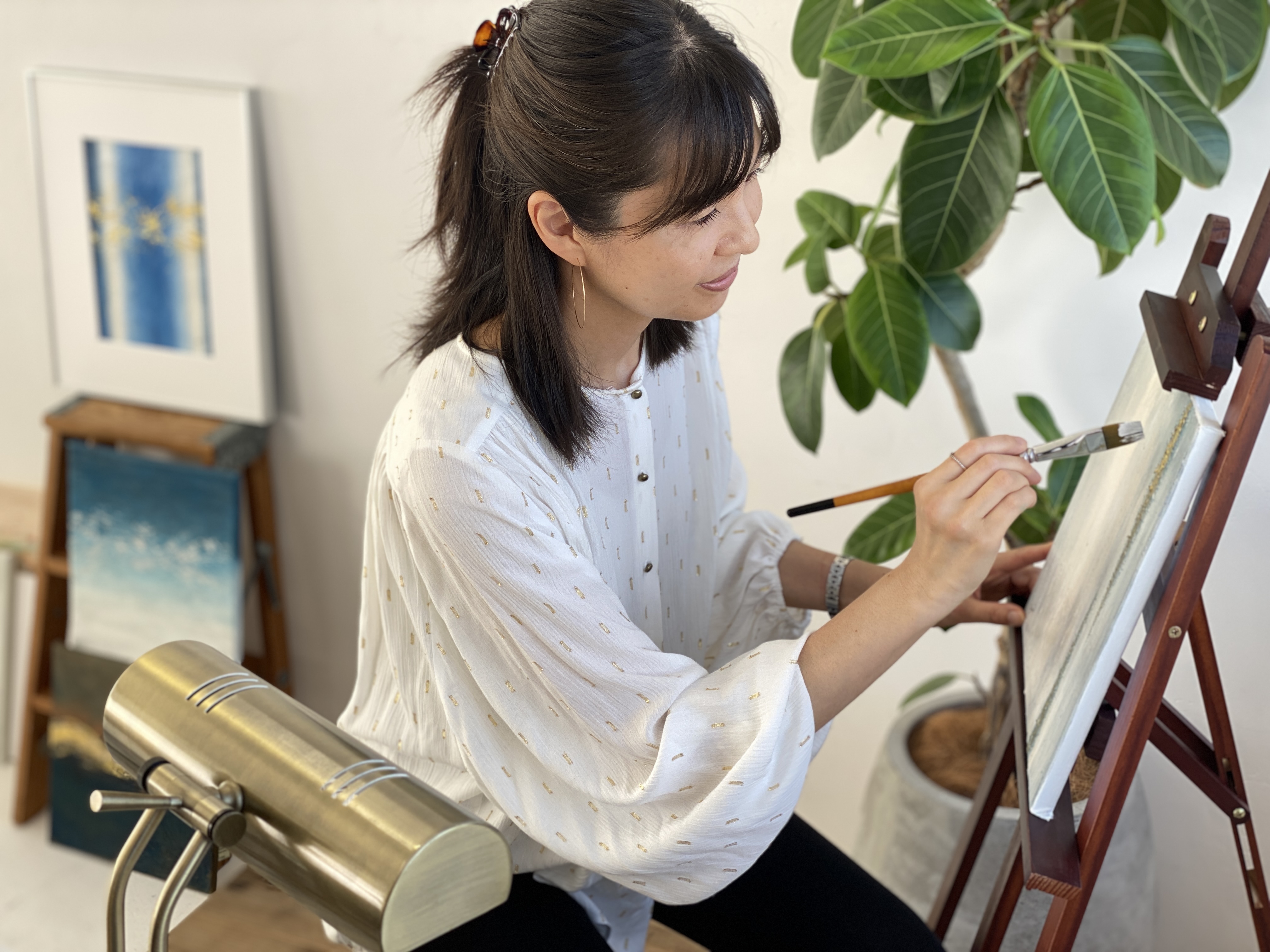 現代美術家 ✿ 月野乃亜《Noah Tsukino》 - 絵画販売・購入・レンタル