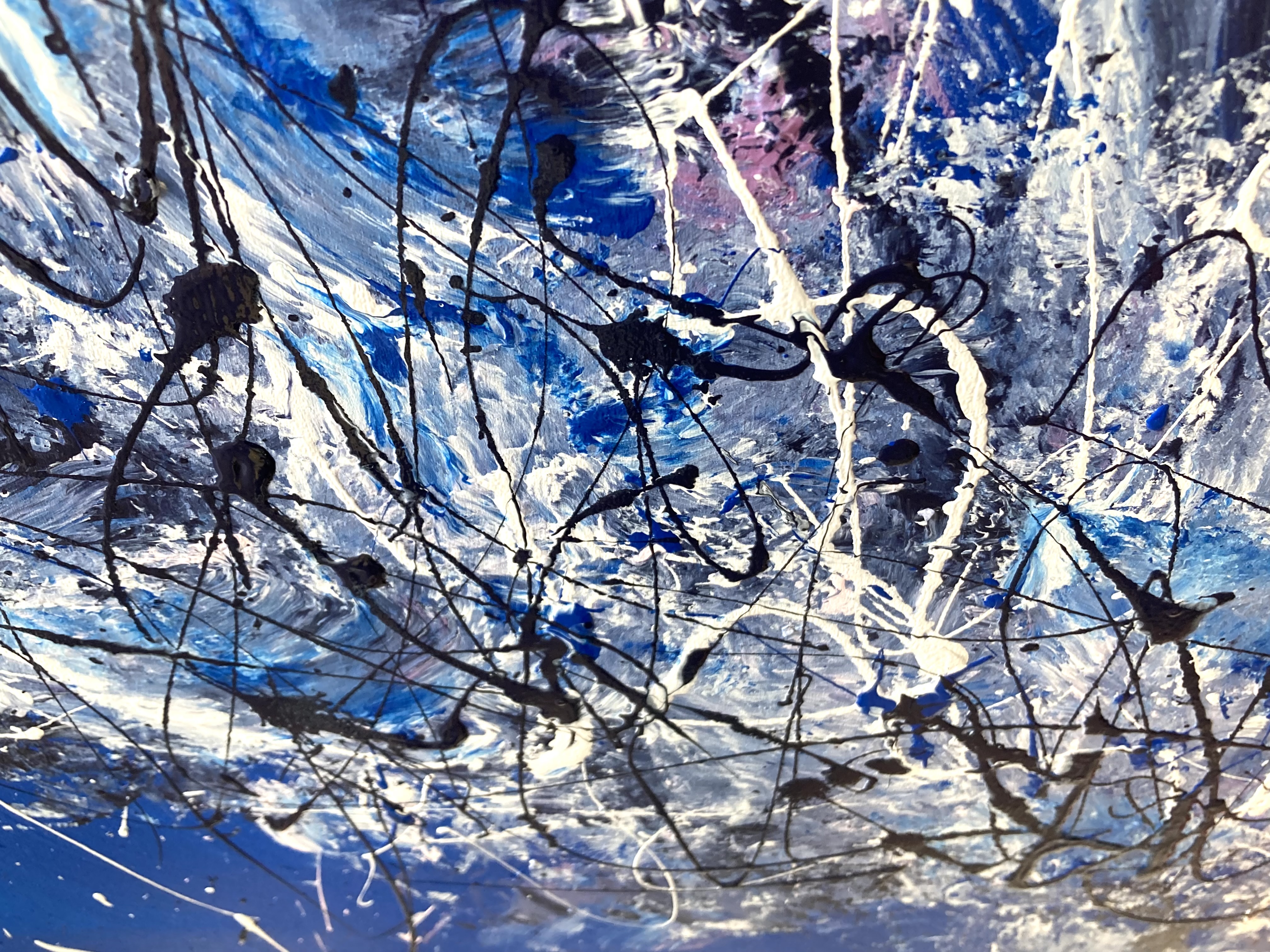 青　複製原画のみ 青を貫く by 小村真紀 - 絵画販売・購入・レンタル（サブスク