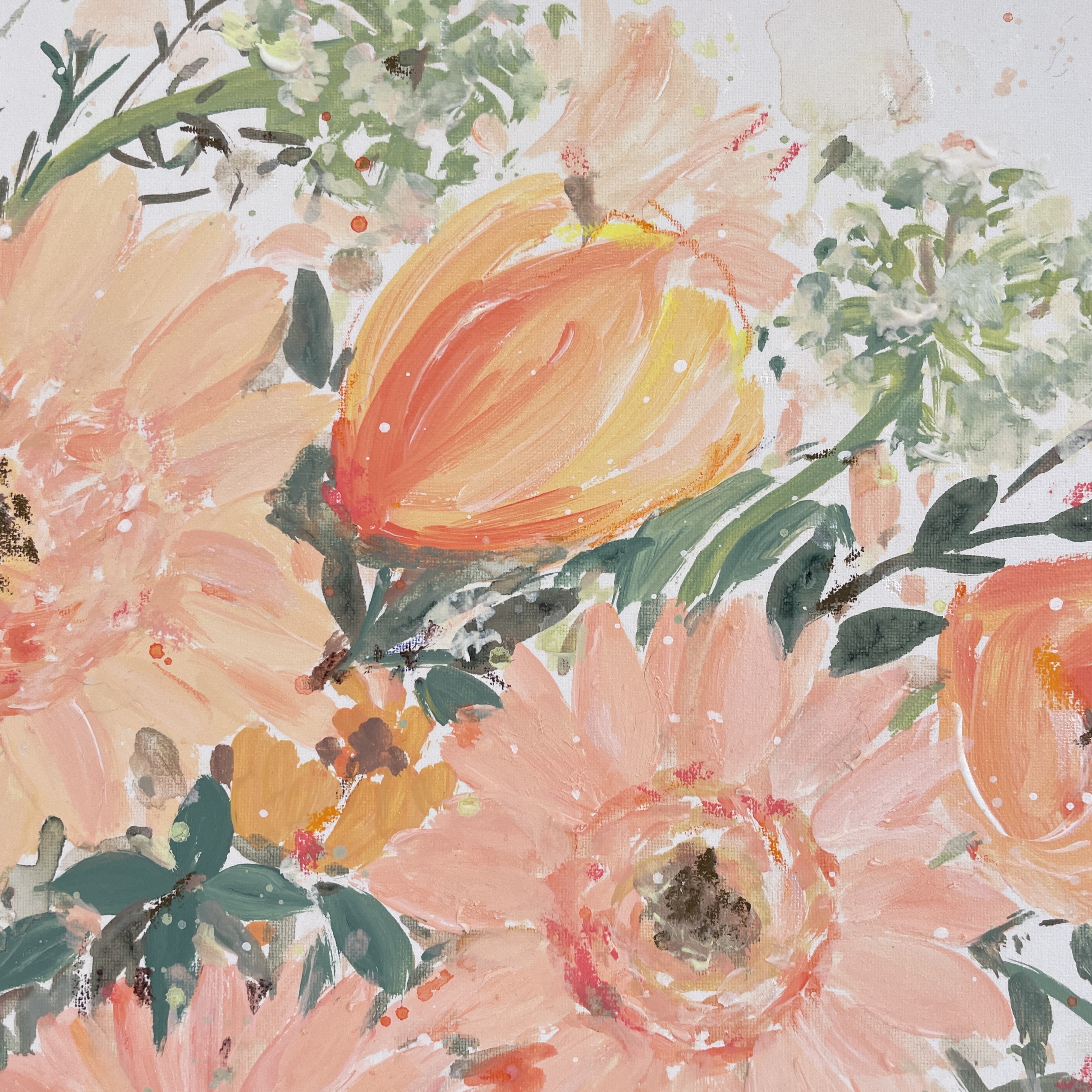 Flowers No.3 (Gerbera) by 川西 郁美 - 絵画販売・購入・レンタル