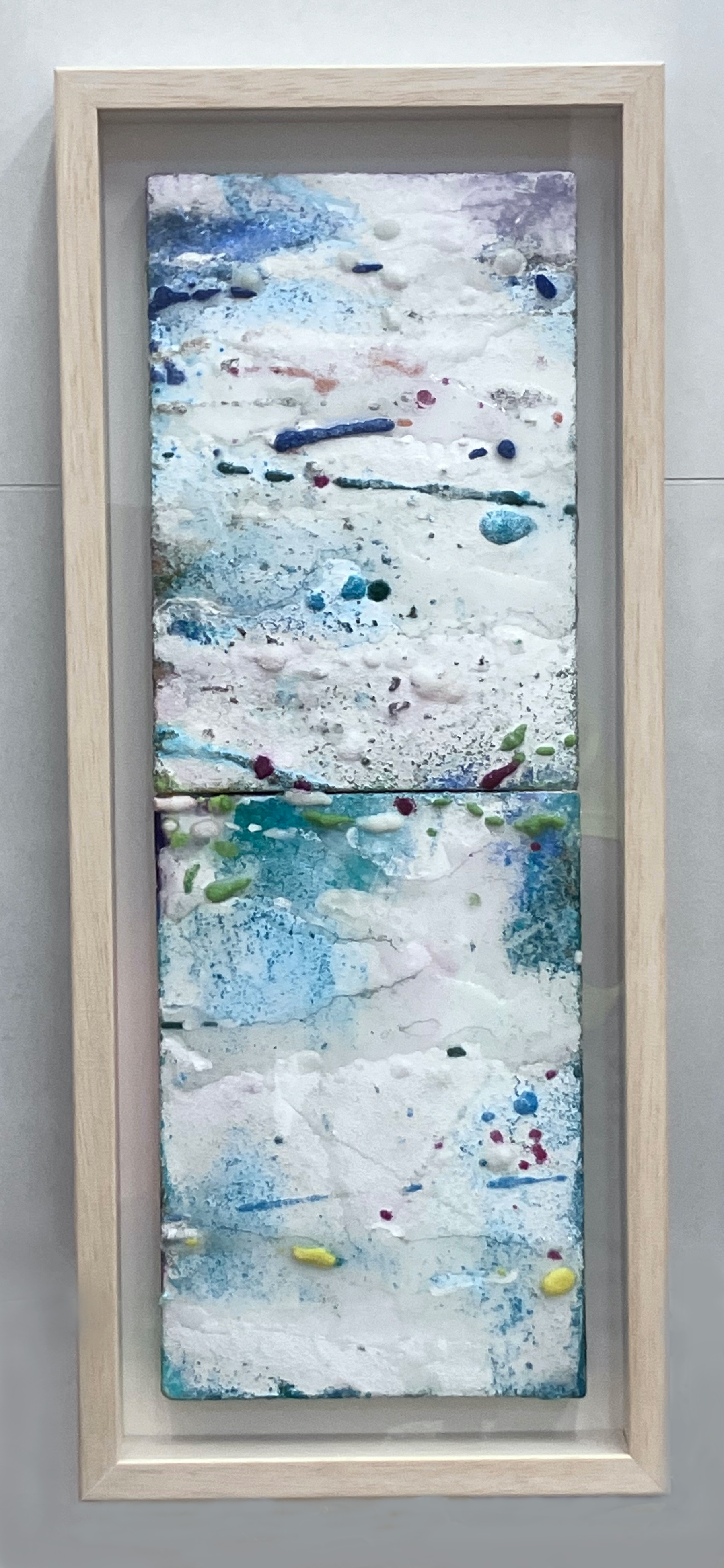 絵画 （I） 日野市の河川敷にある一本道A straight road along the riverbed