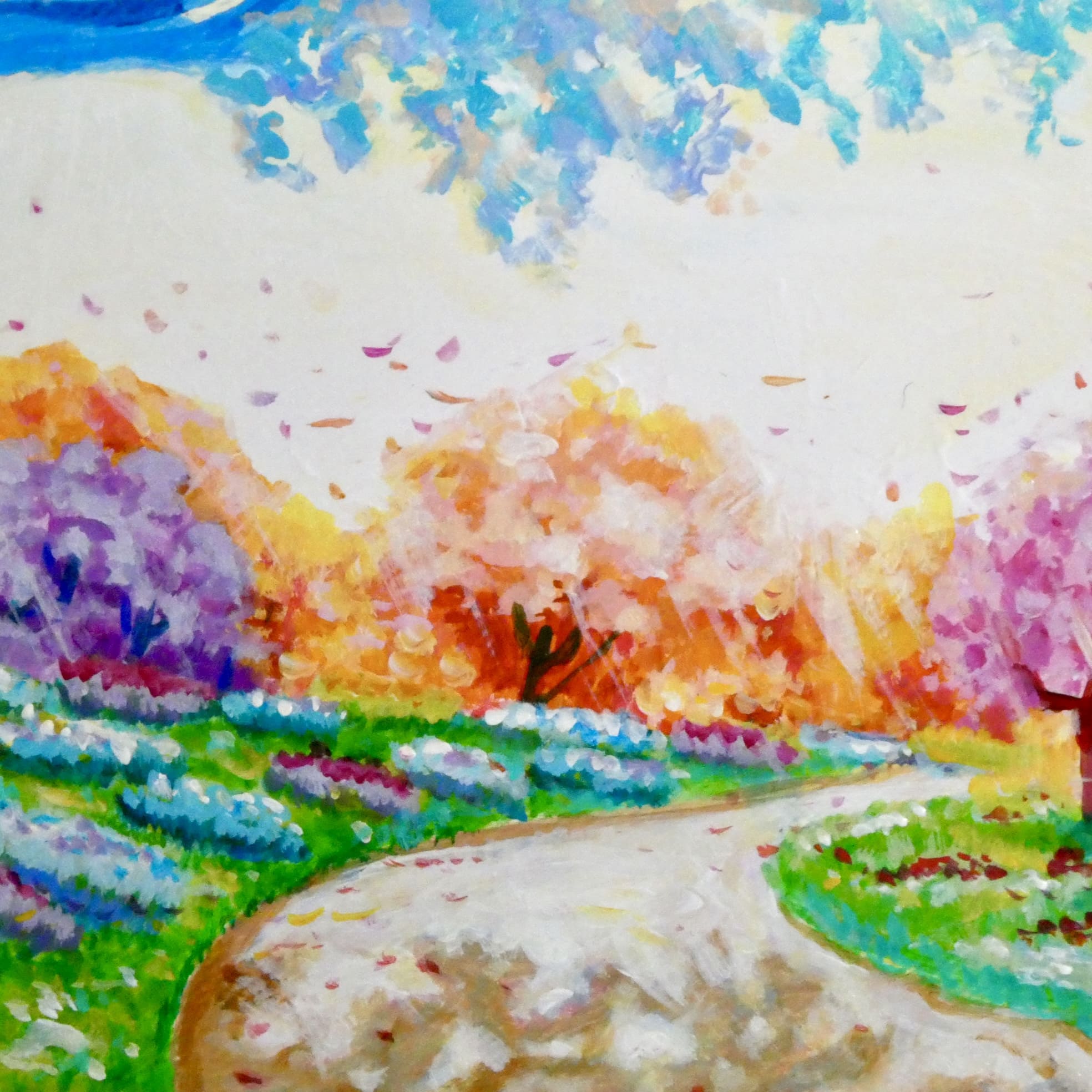 色彩の森 風の道 by 冬乃太陽 - 絵画販売・購入・レンタル（サブスク