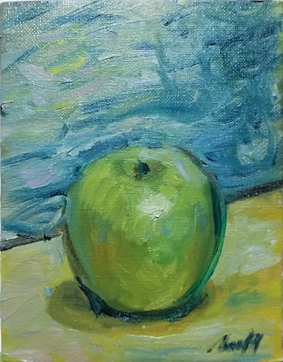 青リンゴ by 浜 ミユ季 - 絵画販売・購入・レンタル（サブスク