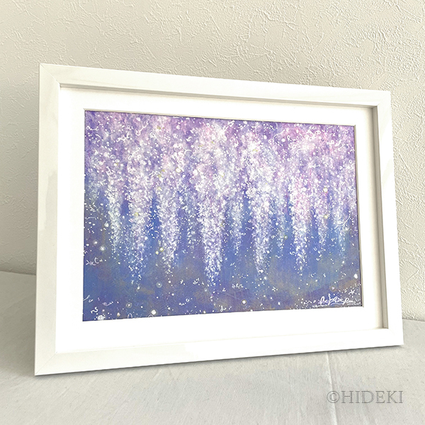 癒しの花 藤 by HIDEKI - 絵画販売・購入・レンタル（サブスク