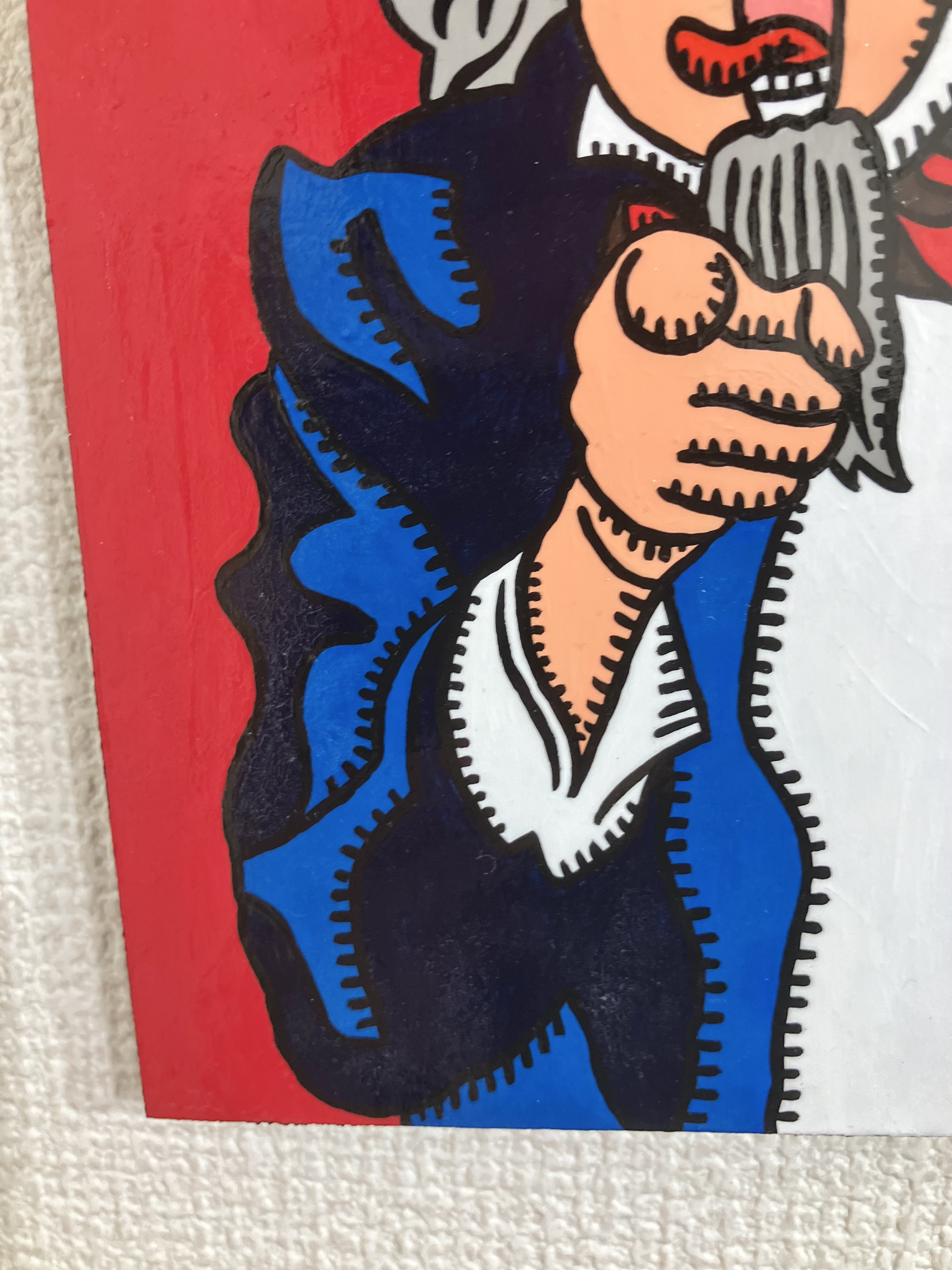 人物画　絵画　「沈黙の声を聴く」 on Uncle Sam by idogaeru - 絵画販売・購入・レンタル