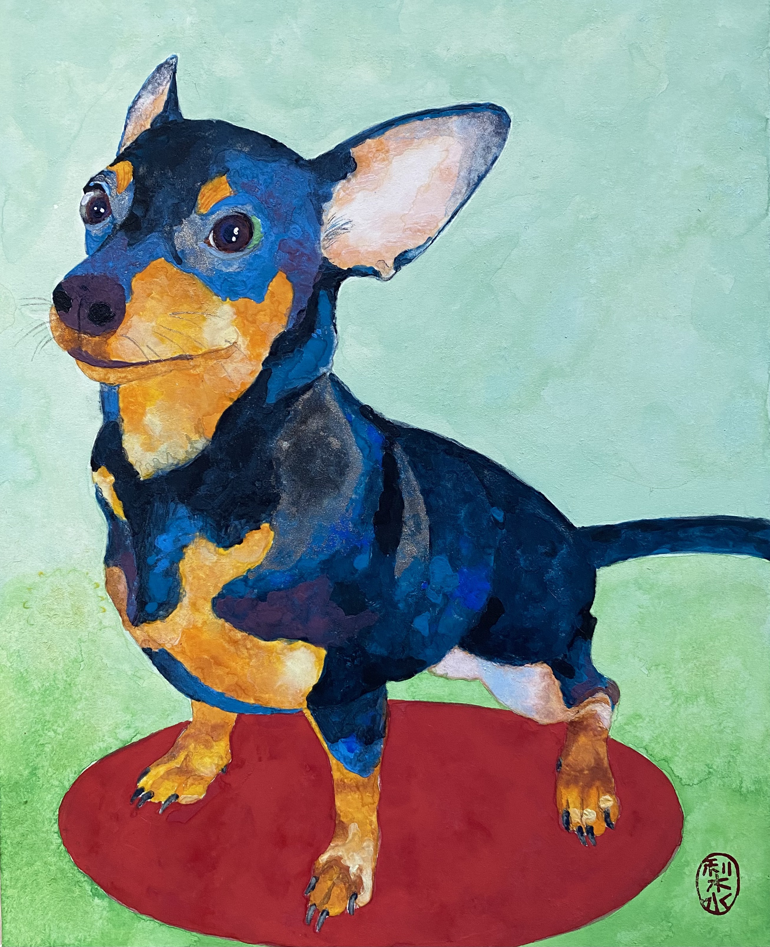 犬の作品一覧 - 絵画販売・購入・レンタル（サブスク） - ARTELIER