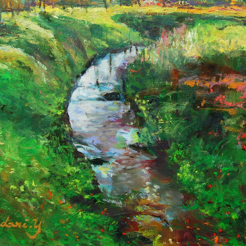 せせらぎ(彩の森入間公園) by 山口ミドリ - 絵画販売・購入・レンタル
