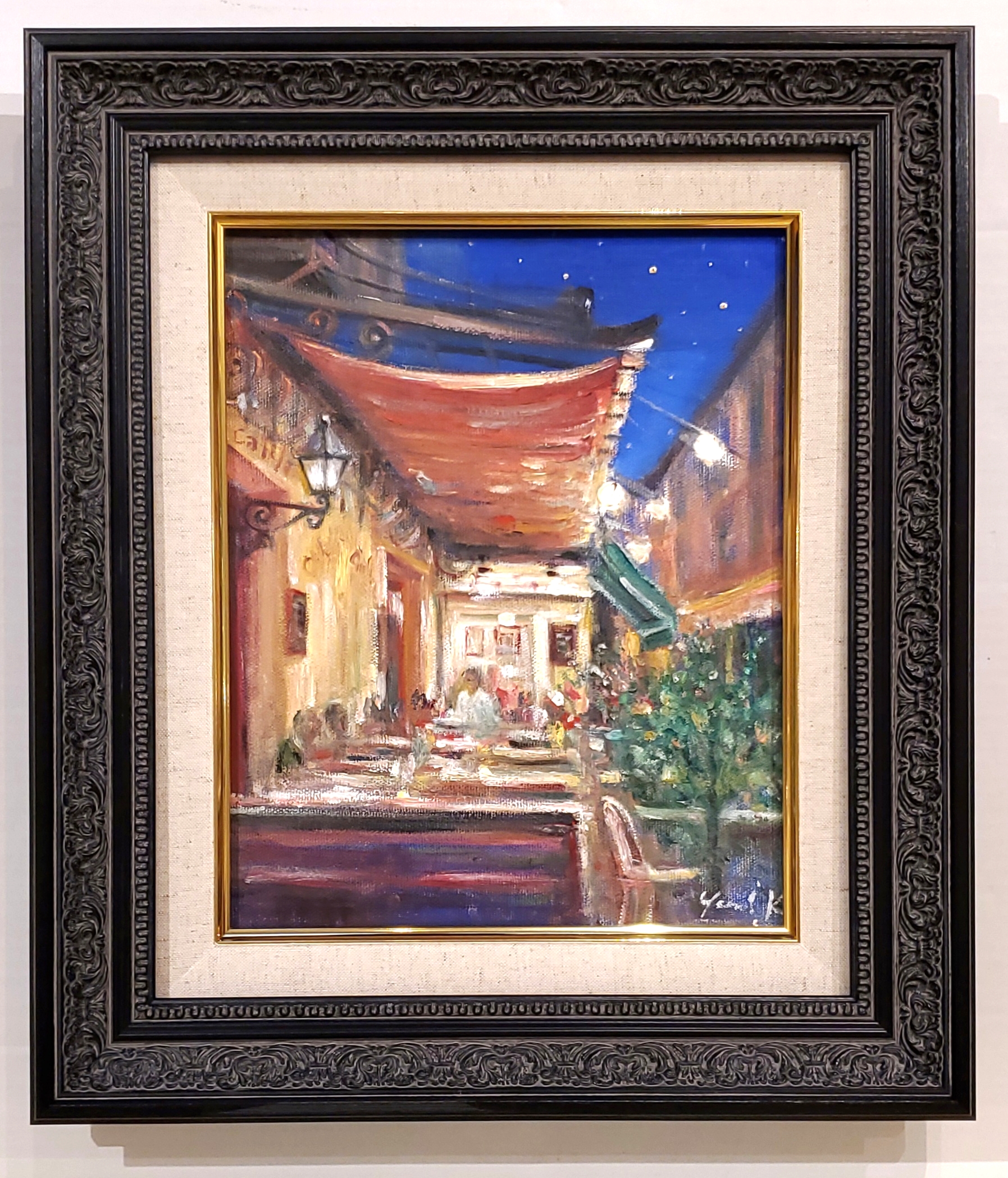 絵画　cafe しゅーくりーむ/アイコンbyドラ水彩さん on X