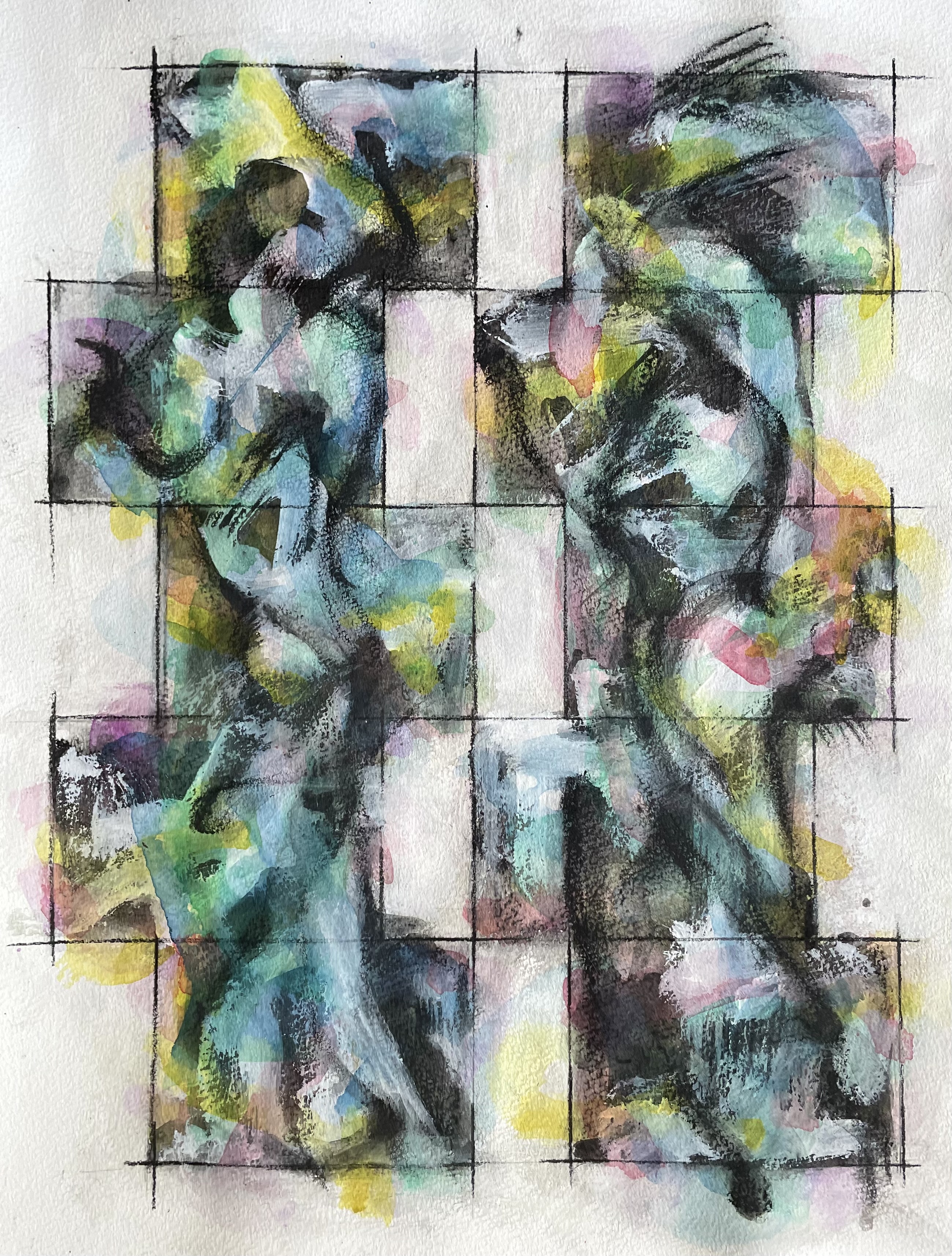 人物画　油絵　浜辺順　F6号　オフェーリア・冬　額付き　手描き　肉筆 絵画作品一覧 - 絵画販売・購入・レンタル（サブスク） - ARTELIER