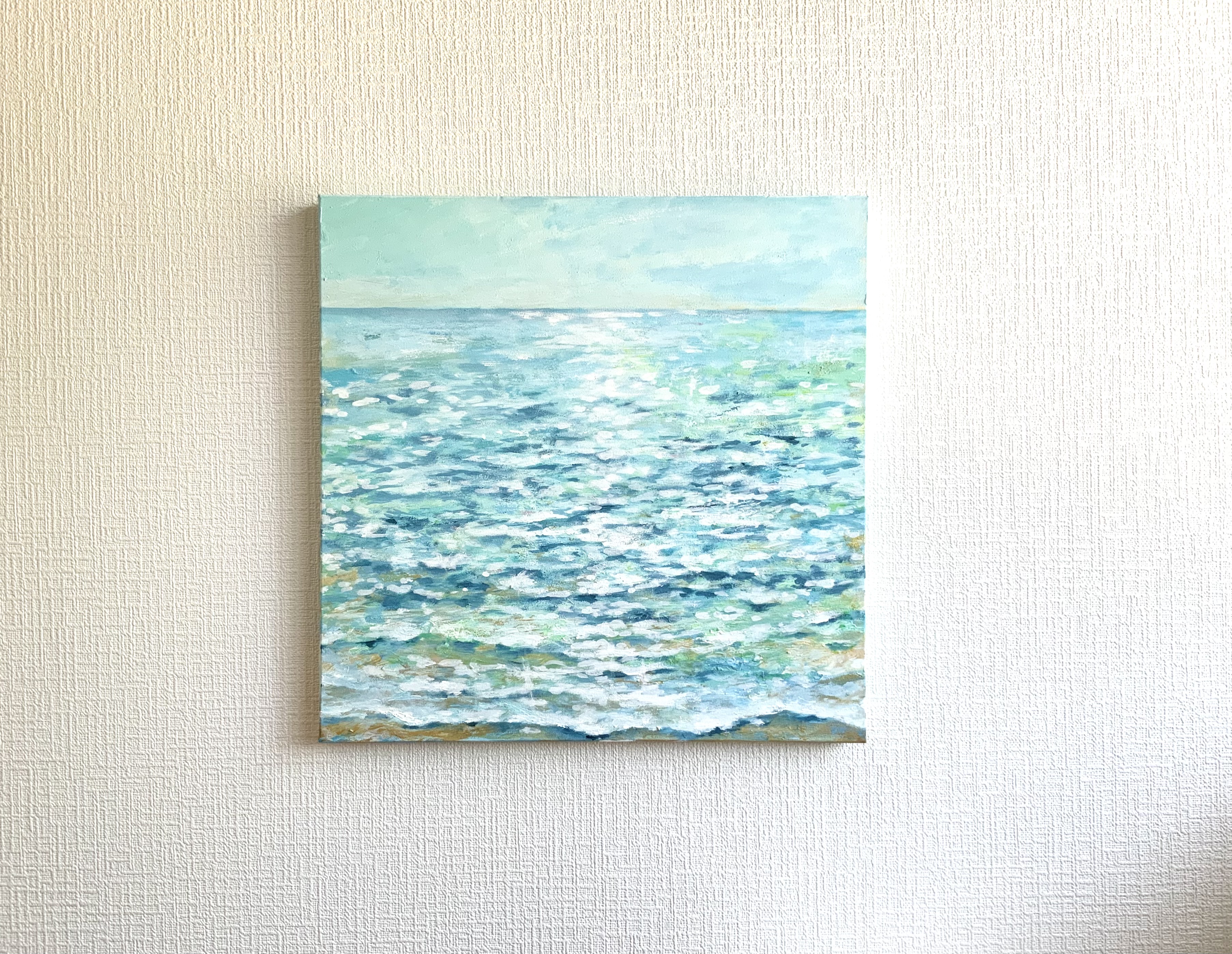 青い空と海の絵 by むらいさき - 絵画販売・購入・レンタル（サブスク